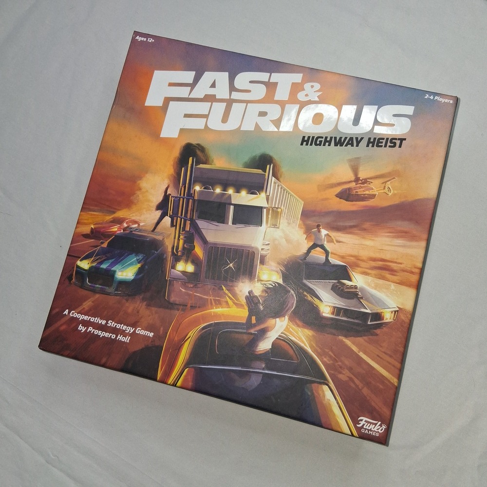Fast & Furious Highway Heist Board Game Funko Games Cooperative Strategy‎